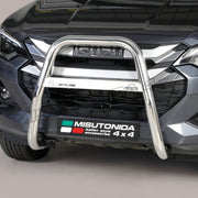 Isuzu D-Max nudge bar polished stainless steel